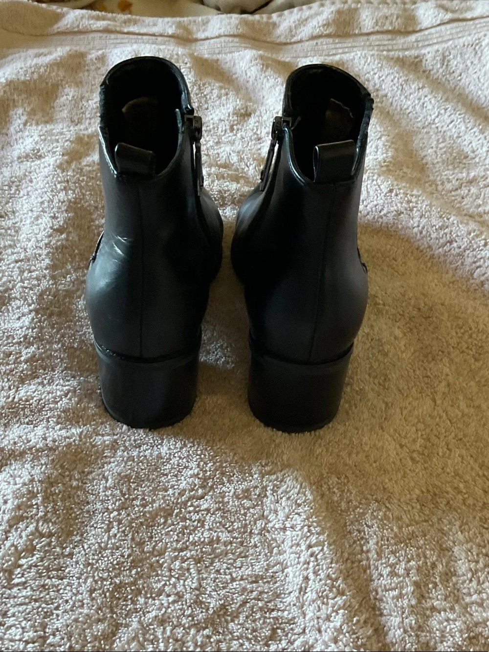 Blondo Black Pointed Toe Ankle Booties